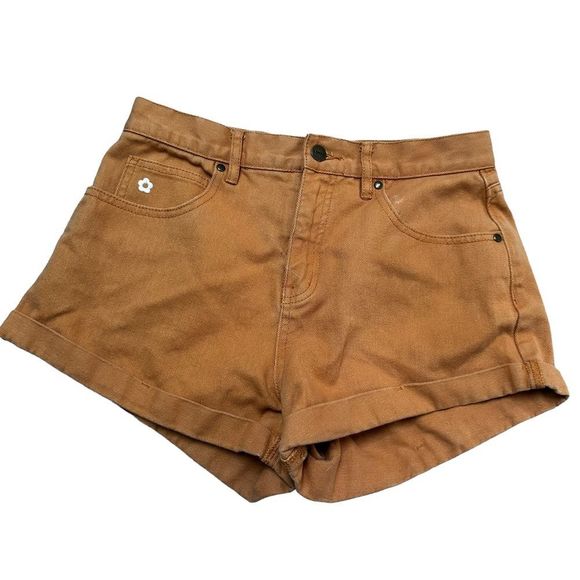 Afends High waisted rolled shorts 🩳 size 6 - Picture 1 of 10